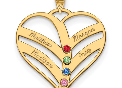 10k Yellow Gold Pendants Style 10XNA865/4Y - Classique Jewelry Inc.