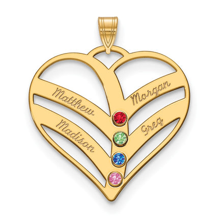 10k Yellow Gold Pendants Style 10XNA865/4Y - Classique Jewelry Inc.