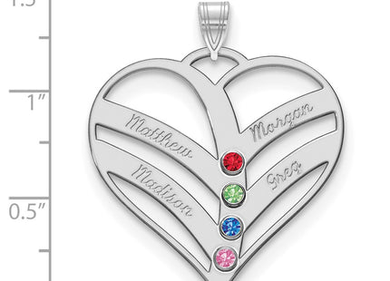 10k White Gold Pendants Style 10XNA865/4W - Classique Jewelry Inc.