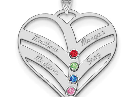10k White Gold Pendants Style 10XNA865/4W - Classique Jewelry Inc.