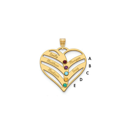 10k Yellow Gold Pendants Style 10XNA865/5Y - Classique Jewelry Inc.