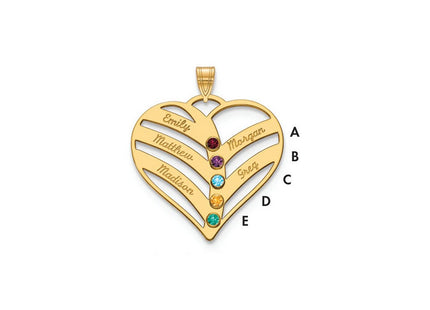 14k Yellow Gold Pendants Style XNA865 - Classique Jewelry Inc.