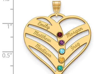 14k Yellow Gold Pendants Style XNA865 - Classique Jewelry Inc.