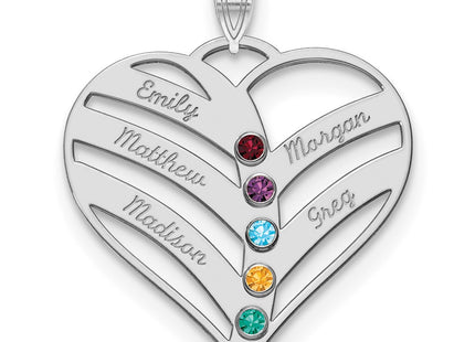 10k White Gold Pendants Style 10XNA865/5W - Classique Jewelry Inc.