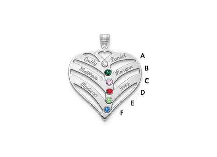 10k White Gold Pendants Style 10XNA865/6W - Classique Jewelry Inc.