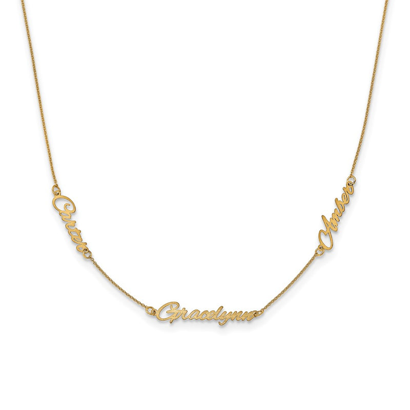 Sterling silver name necklace