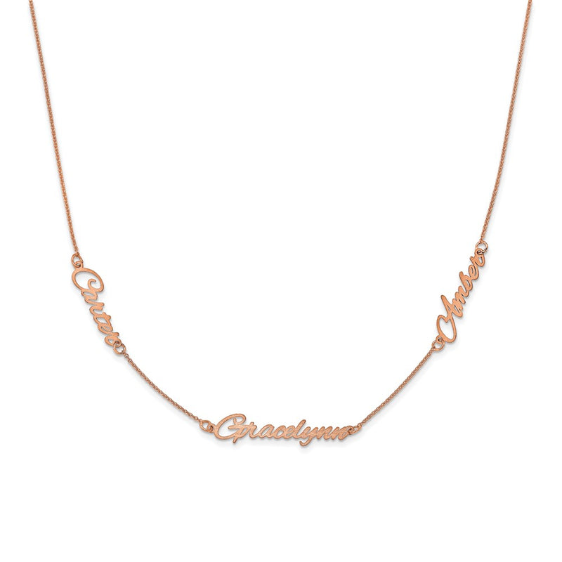 Sterling silver name necklace