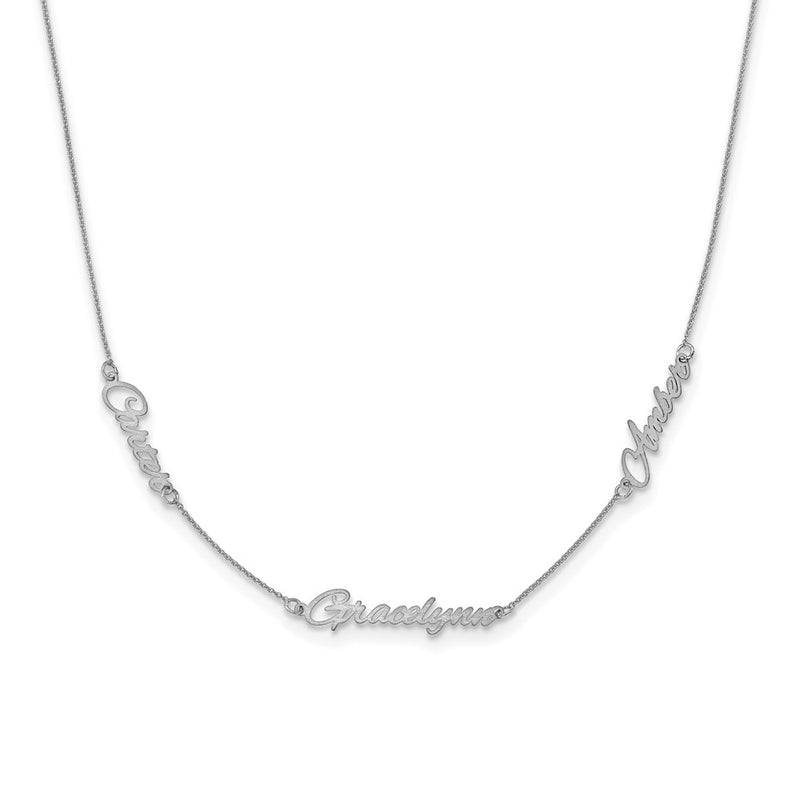 Sterling silver name necklace