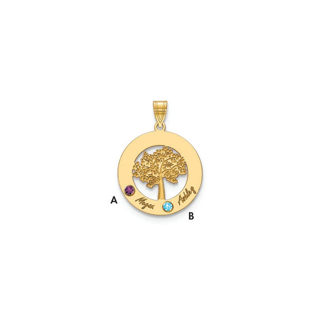 14k Yellow Gold Pendants Style XNA882 - Classique Jewelry Inc.