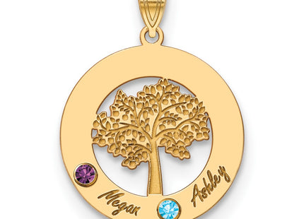 10k Yellow Gold Pendants Style 10XNA882/2Y - Classique Jewelry Inc.