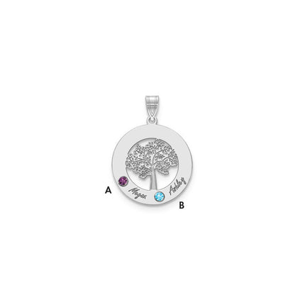 10k White Gold Pendants Style 10XNA882/2W - Classique Jewelry Inc.