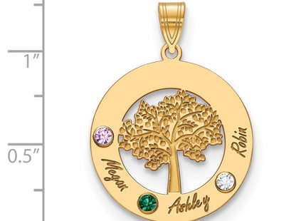 14k Yellow Gold Pendants Style XNA882 - Classique Jewelry Inc.