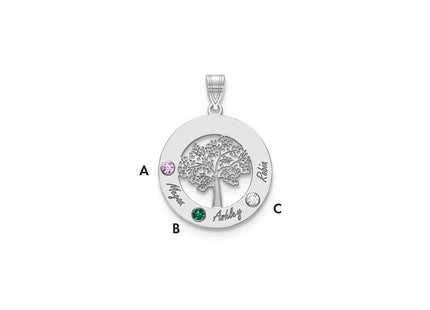 10k White Gold Pendants Style 10XNA882/3W - Classique Jewelry Inc.