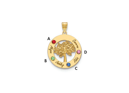 10k Yellow Gold Pendants Style 10XNA882/4Y - Classique Jewelry Inc.