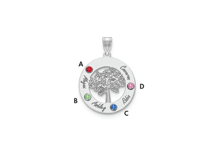 10k White Gold Pendants Style 10XNA882/4W - Classique Jewelry Inc.