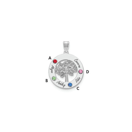 10k White Gold Pendants Style 10XNA882/4W - Classique Jewelry Inc.