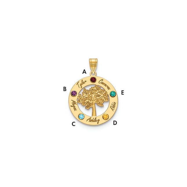 10k Yellow Gold Pendants Style 10XNA882/5Y - Classique Jewelry Inc.