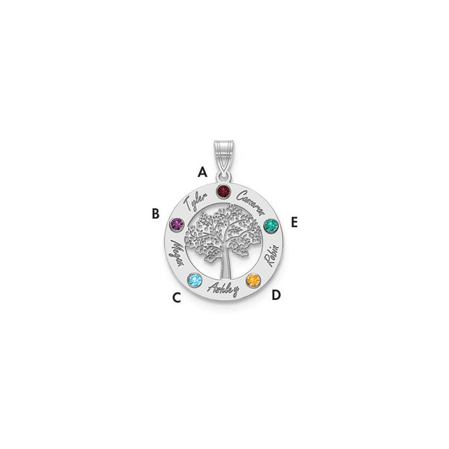 10k White Gold Pendants Style 10XNA882/5W - Classique Jewelry Inc.