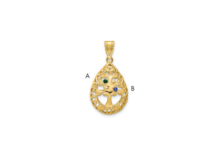10k Yellow Gold Pendants Style 10XNA908/2Y - Classique Jewelry Inc.