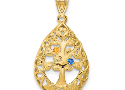 10k Yellow Gold Pendants Style 10XNA908/2Y - Classique Jewelry Inc.