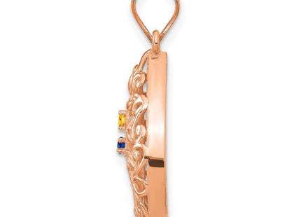 14k Rose Gold Pendants Style XNA908 - Classique Jewelry Inc.