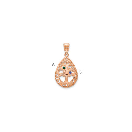 10k Rose Gold Pendants Style 10XNA908/2R - Classique Jewelry Inc.