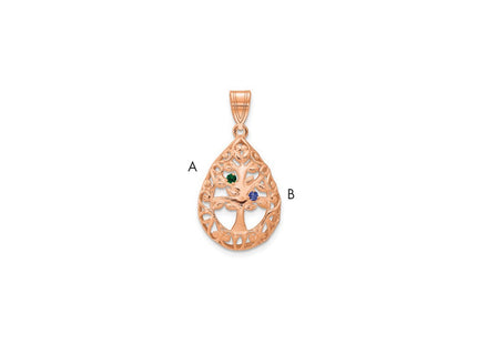 14k Rose Gold Pendants Style XNA908 - Classique Jewelry Inc.