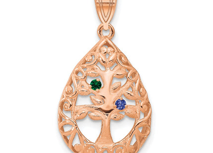 10k Rose Gold Pendants Style 10XNA908/2R - Classique Jewelry Inc.