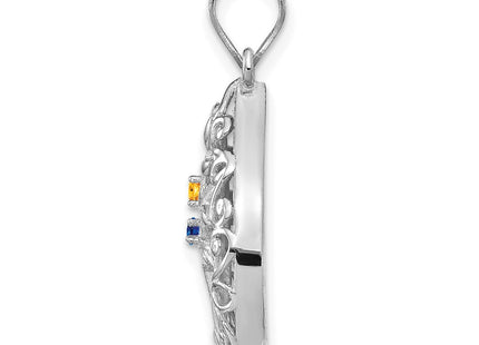 10k White Gold Pendants Style 10XNA908/2W - Classique Jewelry Inc.