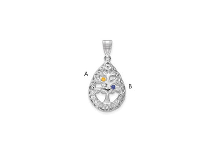 14k White Gold Pendants Style XNA908 - Classique Jewelry Inc.