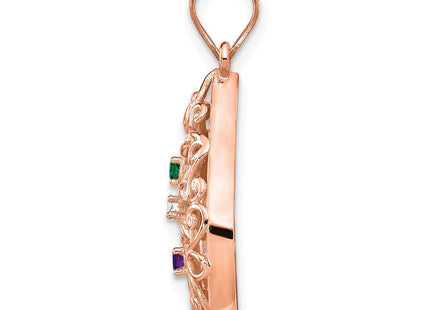 14k Rose Gold Pendants Style XNA908 - Classique Jewelry Inc.