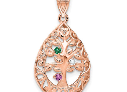 10k Rose Gold Pendants Style 10XNA908/3R - Classique Jewelry Inc.