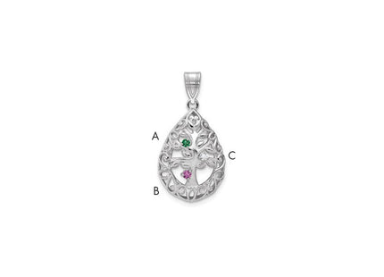 14k White Gold Pendants Style XNA908 - Classique Jewelry Inc.