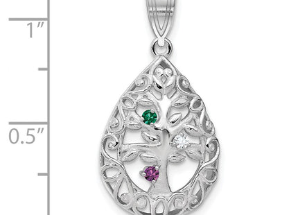 10k White Gold Pendants Style 10XNA908/3W - Classique Jewelry Inc.
