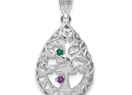 10k White Gold Pendants Style 10XNA908/3W - Classique Jewelry Inc.