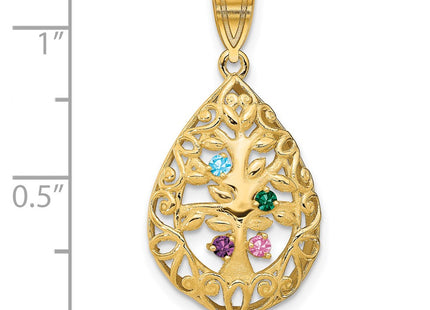 10k Yellow Gold Pendants Style 10XNA908/4Y - Classique Jewelry Inc.