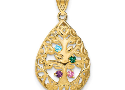 10k Yellow Gold Pendants Style 10XNA908/4Y - Classique Jewelry Inc.