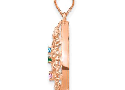 10k Rose Gold Pendants Style 10XNA908/4R - Classique Jewelry Inc.