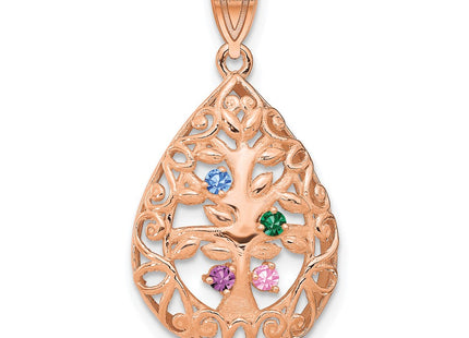 10k Rose Gold Pendants Style 10XNA908/4R - Classique Jewelry Inc.