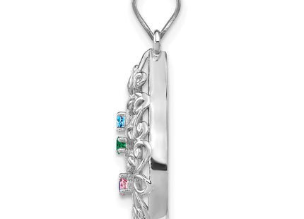 10k White Gold Pendants Style 10XNA908/4W - Classique Jewelry Inc.