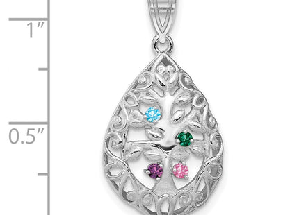 10k White Gold Pendants Style 10XNA908/4W - Classique Jewelry Inc.