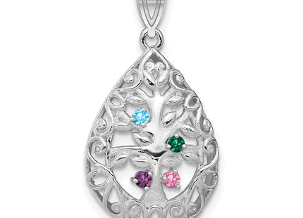 10k White Gold Pendants Style 10XNA908/4W - Classique Jewelry Inc.