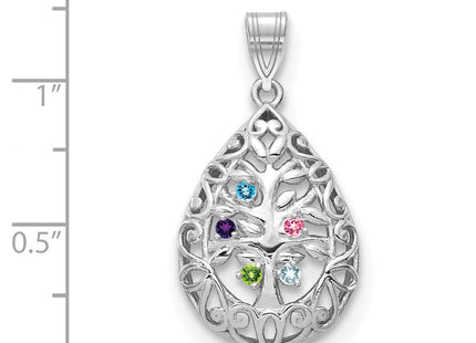 10k White Gold Pendants Style 10XNA908/5W - Classique Jewelry Inc.