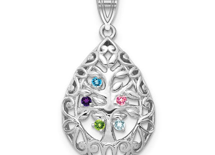 10k White Gold Pendants Style 10XNA908/5W - Classique Jewelry Inc.