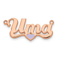 Sterling Silver / Rose Gold-Plated