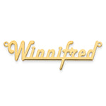 10k White Gold Underlined Name Plate view 14
