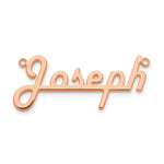 10k White Gold Underlined Name Plate view 18