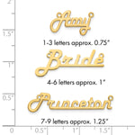 Sterling Silver/Rose-gold Underlined Name Plate view 19