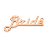 Sterling Silver/Rose-gold Underlined Name Plate view 6