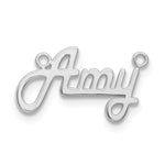 Sterling Silver/Rose-gold Underlined Name Plate view 8